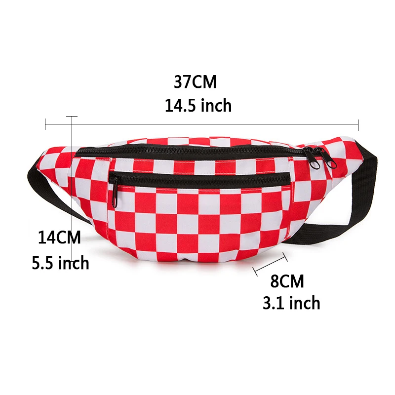 Waist Bag For Woman Belt Brand New Fashion Zipper Phone Pocket chest bag Unisex fanny pack for Men Belt pack Hip Belt Bags Money