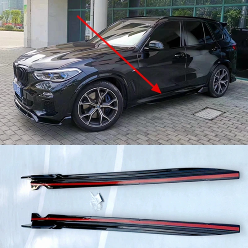 Side group for BMW X5 G05 2019 ABS body kit for X5 G05 front spoiler side skirt rear diffuser front grille ABS material