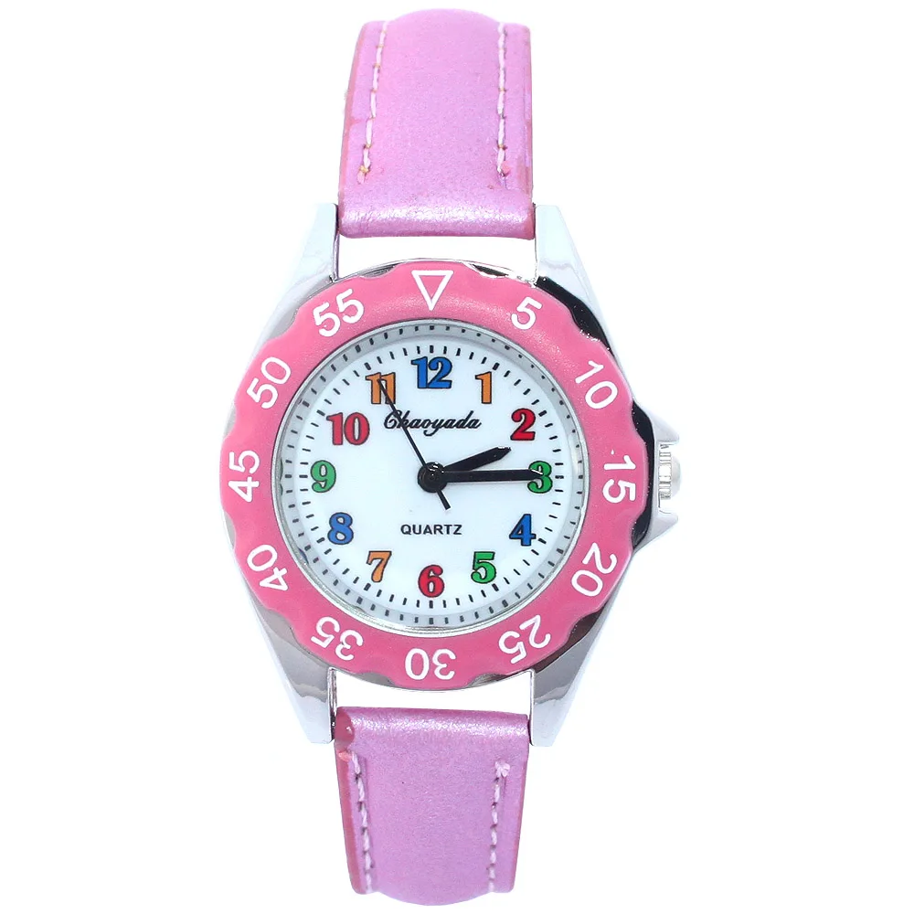 Cute Unicorn Girls Watch for Kids Girls Boy Leather Wristwatch Casual Watches Fashion Children Learn Time Watch Kids watch