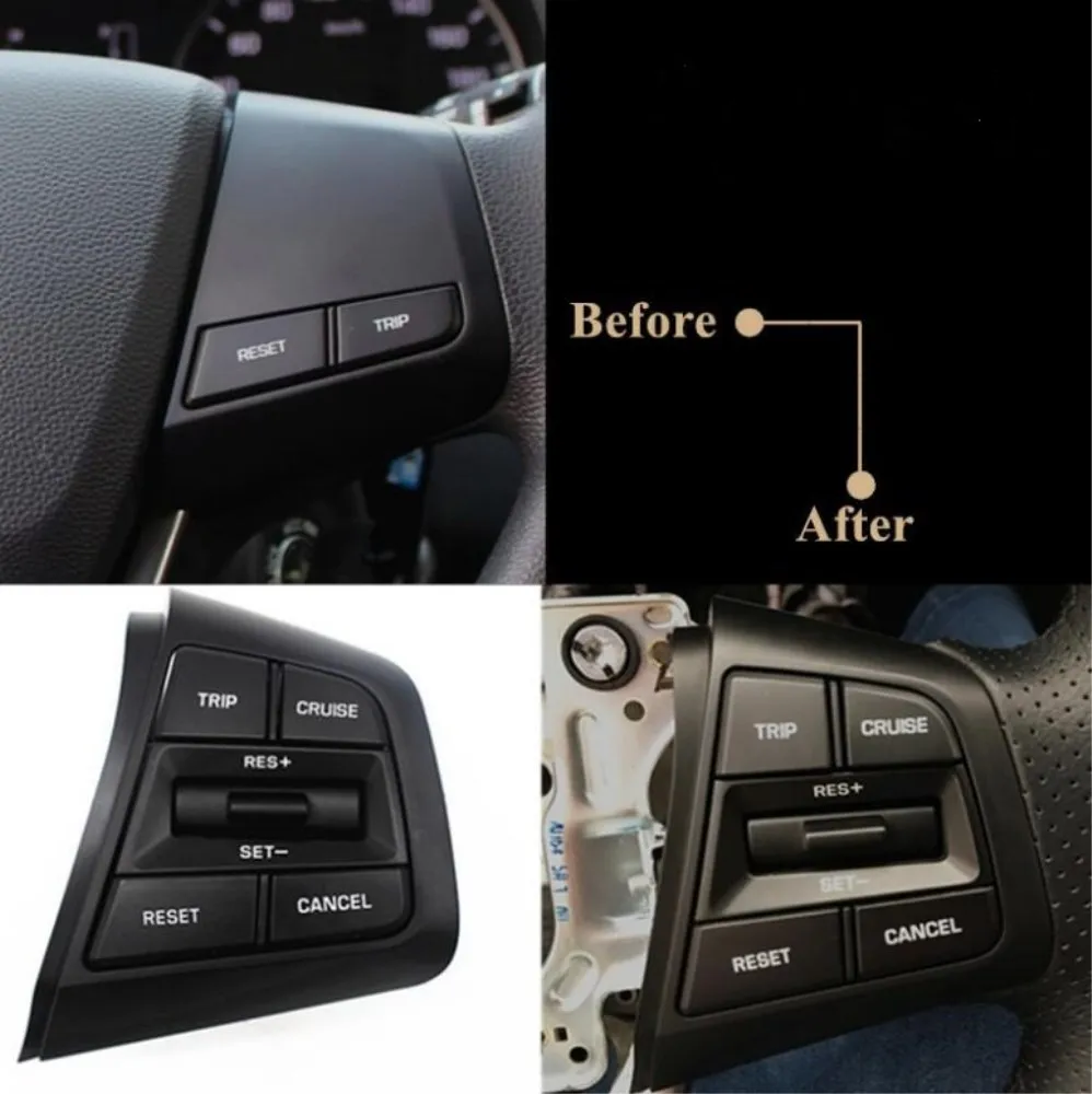 Steering Wheel For Hyundai ix25 Creta 1.6 2.0 2016-2019 Bluetooth Phone Cruise Control Remote Control Button The Right Side