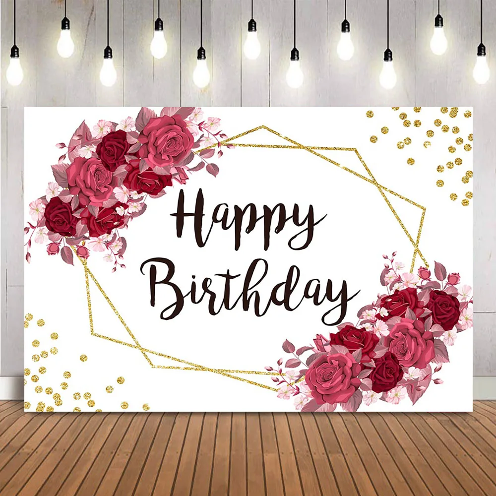 خلفية لصور النساء البالغات لحفلات أعياد الميلاد وزهور النبيذ الأحمر خلفية لصور المكالمات المصورة بنقاط لامعة ذهبية وخلفيات للصور