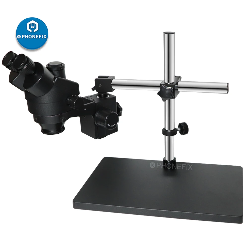 Nero 38MP HDMI Digital USB Microscopio Camera 3.5X-90X Microscopio Stereo trinoculare simul-focale saldatura PCB riparazione gioielli