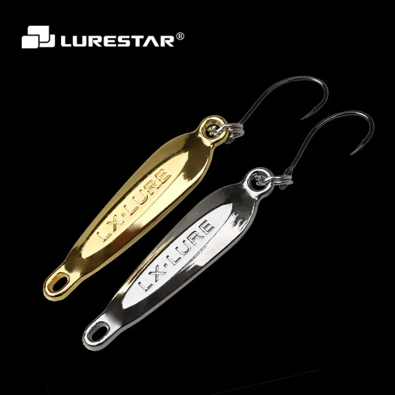 1piece 1.2g 2.2g 3.2g Spoon Fishing Bait Metal Spinner Fishing Lure Gold Sliver Sequins UL Fishing Tackle