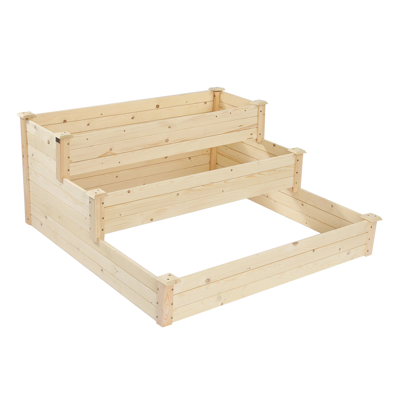 Wood Planting Frame Tall Foot Type 123*57*76cm Planting Basket  For Garden Graft Box Sapling  US Warehouse