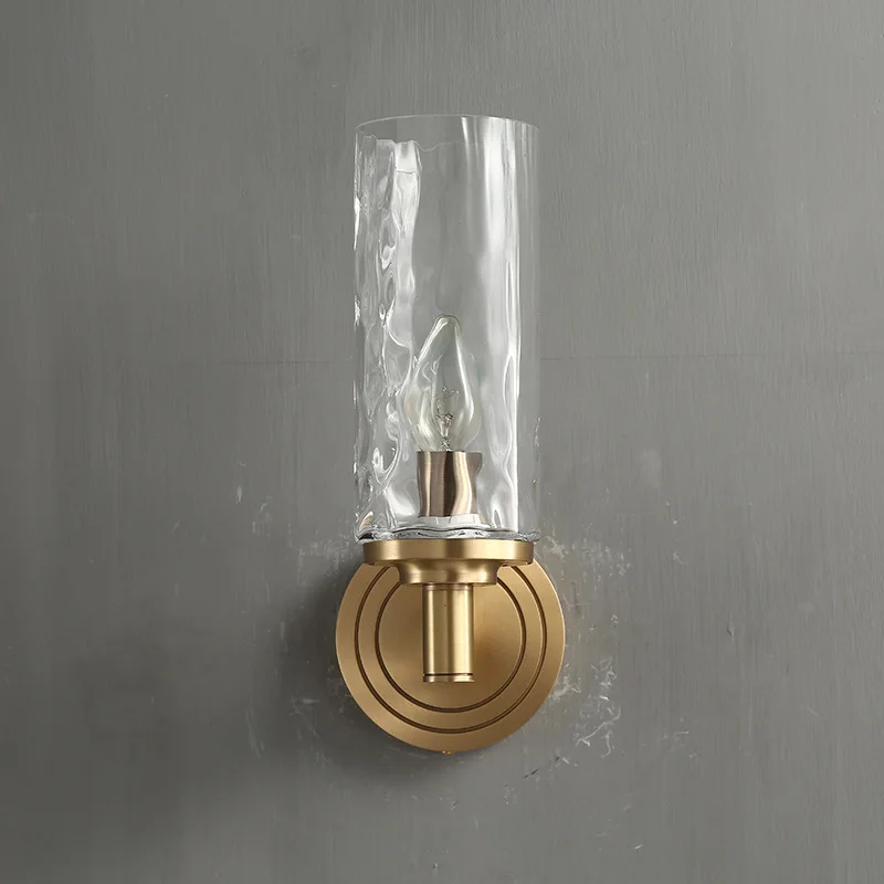 Modern Lustre Crystal Wall Lamps Bronze Bedroom Led Wall Lights Fixtures Living Room Wall Light Corridor Wall Sconce Home Decor