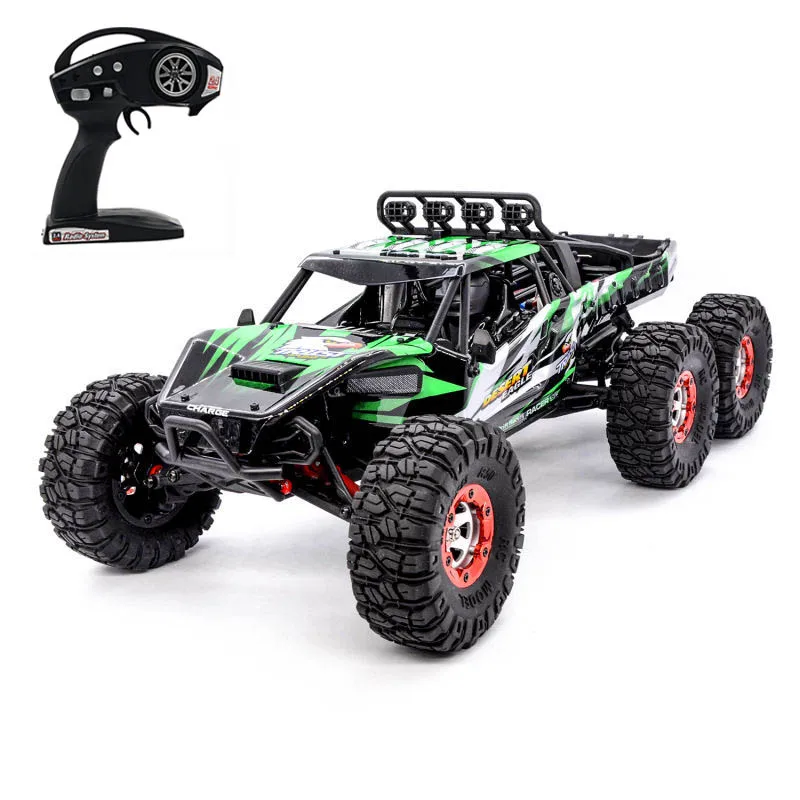 Feiyue FY06 FY-06 1:12 RC Car 2.4GHz 6WD 60KM/HRC Off-road Desert Truck RTR LED Lights Metal Shock Absorber VS FY03 144001