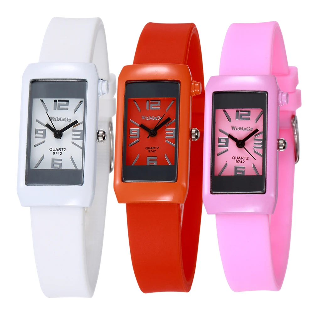 Reloj Mujer Ceasuri Women Vogue Sports Watches hodinky Women Ladies Dress Jelly Quartz Wrist Watch Silicone Pretty Wrist Watch