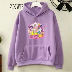 Women Hoodies Swearters Ptinted Fashionable Jem and the holograms Hoody New Hip Hop Streetwear Pullovers Women Clothing