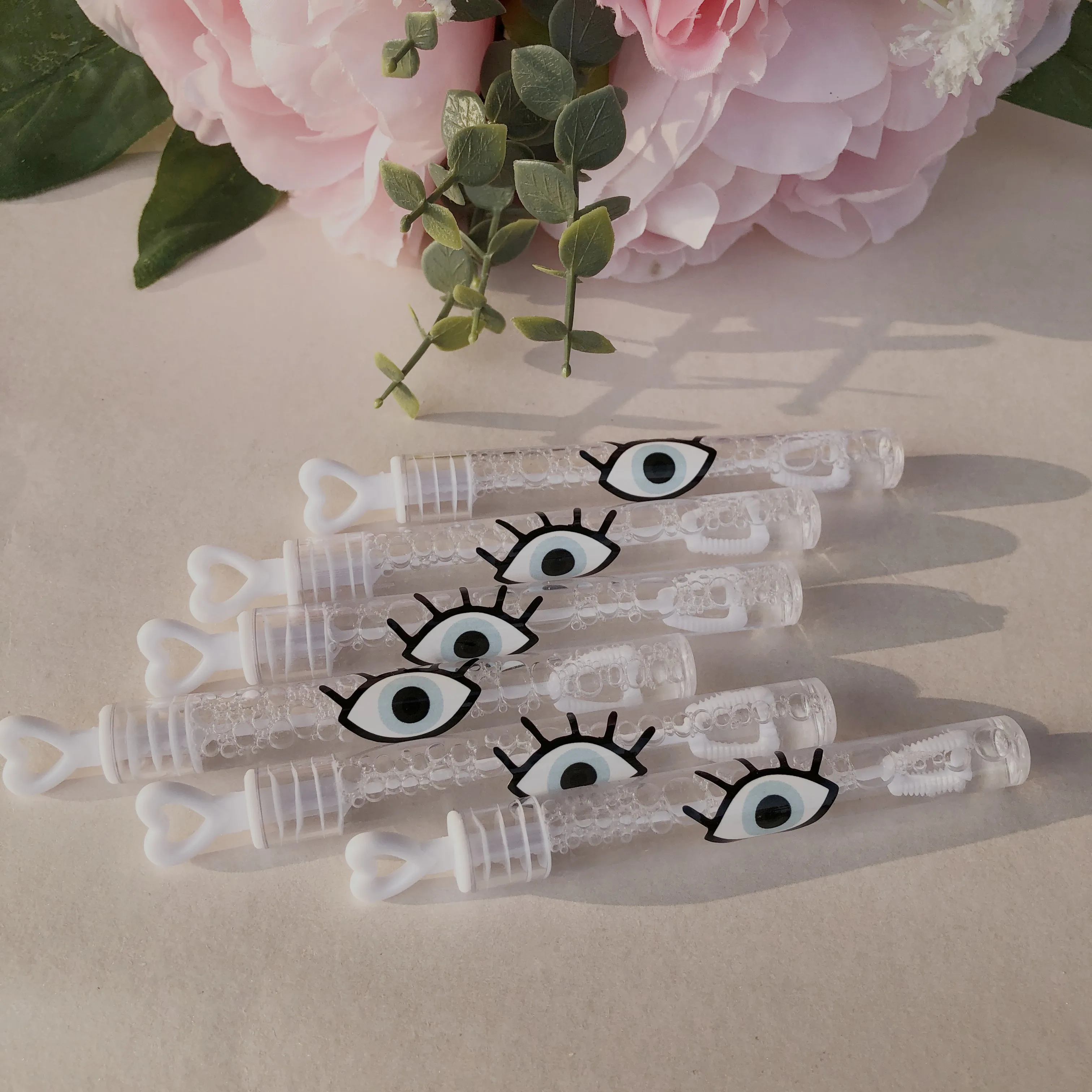 Small Hasma Eye Vinyl decals Wedding party Evil Eyes Bubble tube Stickers Wine glass sticker