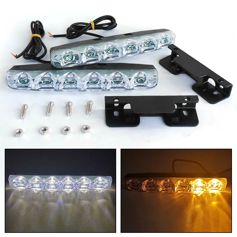 Auto LED Day Light Super Light DRL Steering Water-proof Daytime Running Light Led Lights for Car  Car Accessories