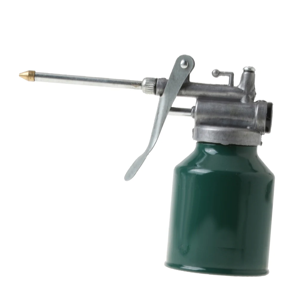 Green 250ml Vehicles Lubricants High Pressure Pump Oiler Oil Tool Oil Pot Engine Oil Bottle