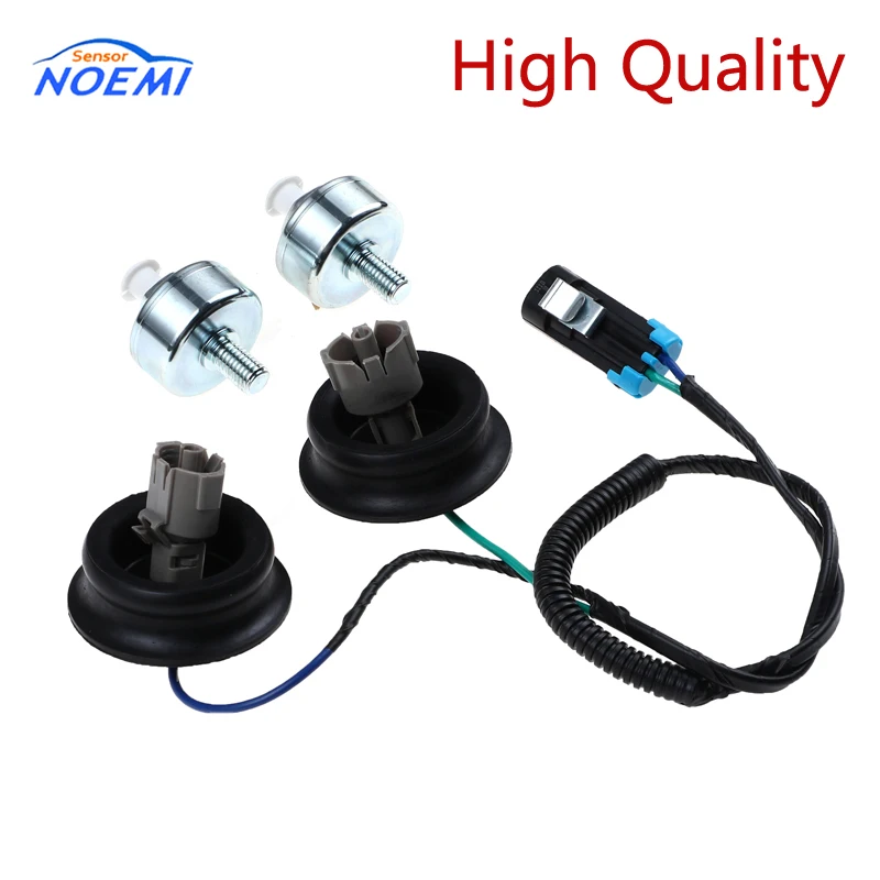 

YAOPEI New OEM 10456603 High Quickly Knoc k Sensor with Harness Pair Kit Set Fits For Buick Chevrolet GMC Silverado Sierra