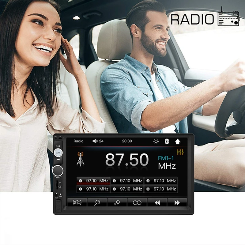 

Универсальный автомобильный радиоприемник 2 Din, GPS, мультимедийный плеер, Bluetooth, mp4-плеер, 7 дюймов, автомобильный dvd-плеер с экраном Bluetooth, FM, TF