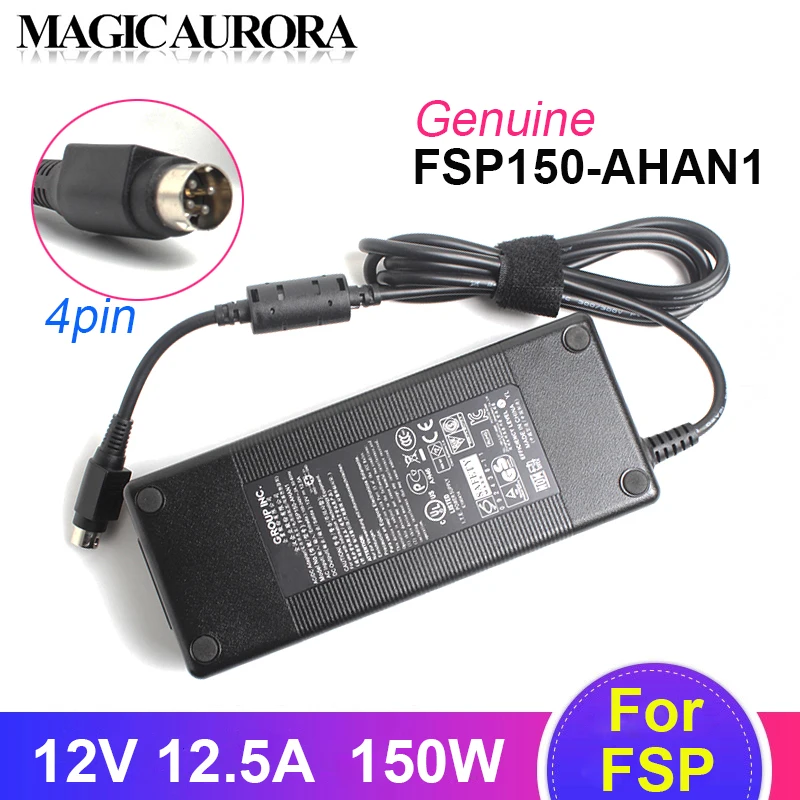 Genuine For FSP 12V 12.5A AC Adapter Charger FSP150-AHAN1 Power Supply For QNAP TS-409 TS-410 TS-412 FSP135-AHAN1 EA11351A-120