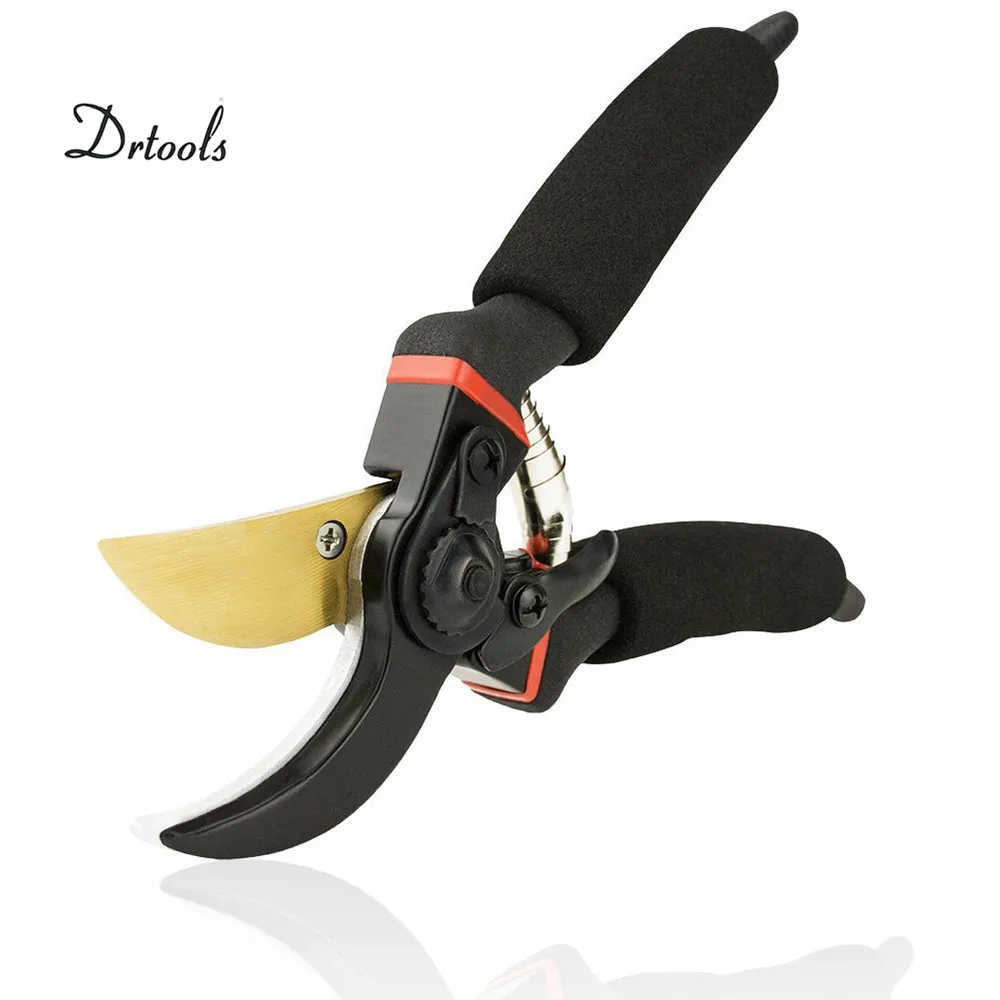 

Gardening scissors pruning shears professional sharp hand pruning shears and safety lock tree trimming trim non-slip handle