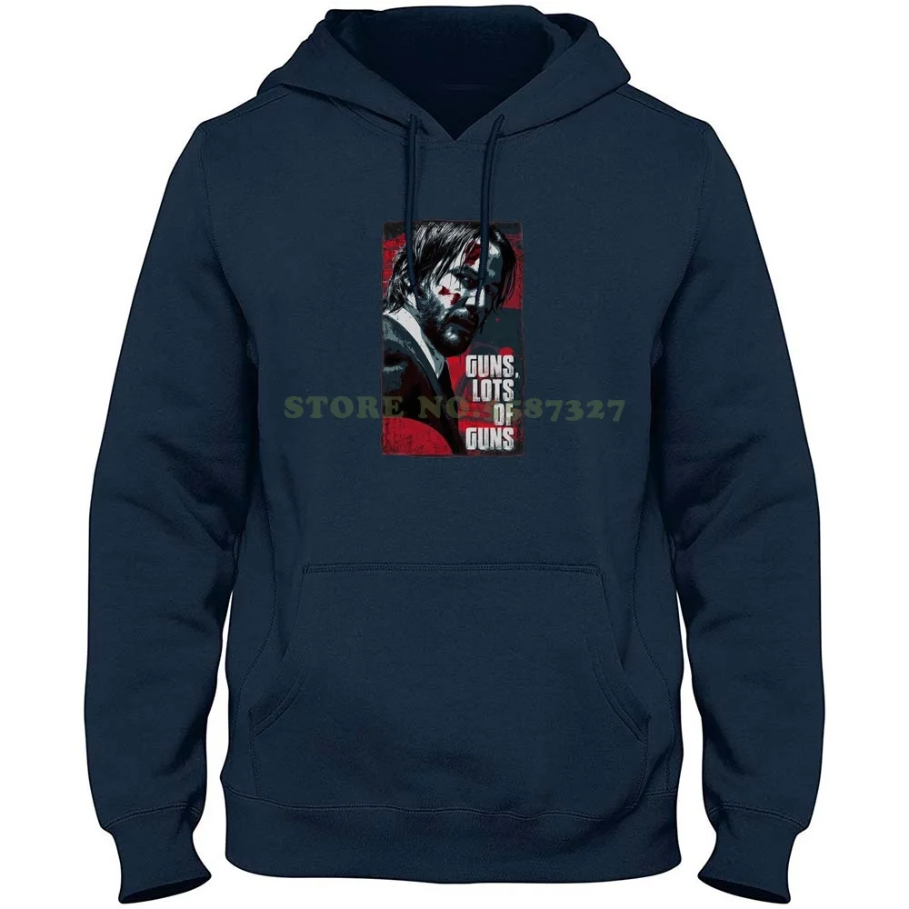 Jw John Wick 3 Best Seller 100% Pure Cotton Hoodie T-Shirt John Wick 3 John Wick Parabellum Keanu Reeves Movie Baba Yaga