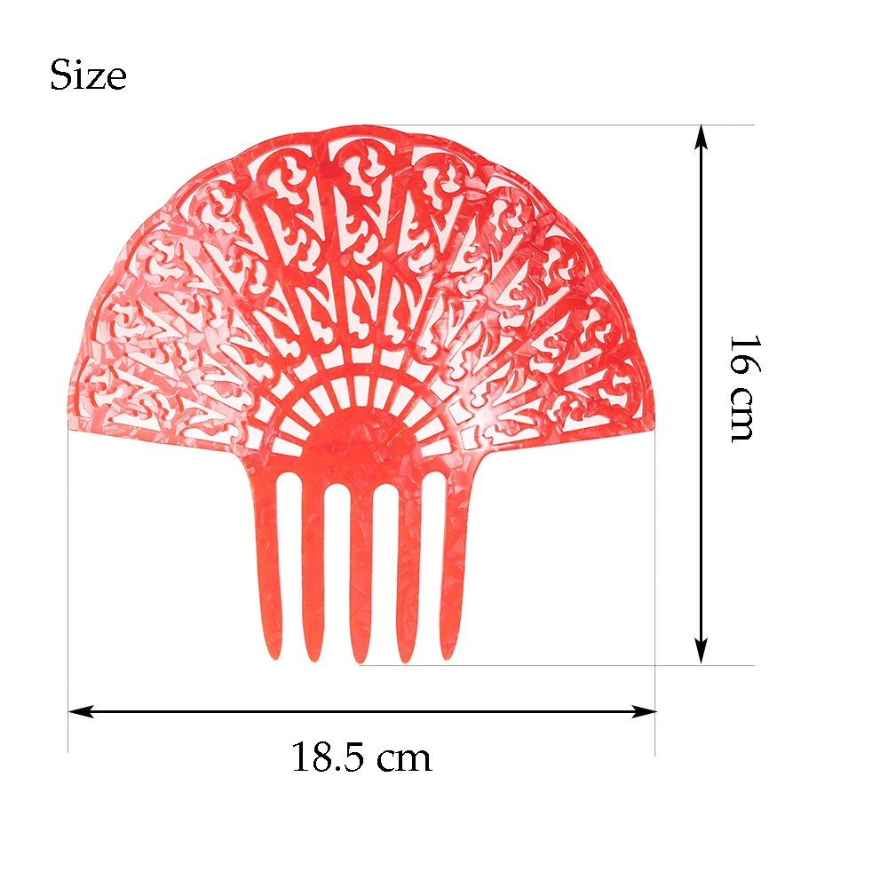 Classic Hair combs for women Acetate hair accessories combs Tortoiseshell hair jewelry Vintage hairpin Flamenco dancers comb