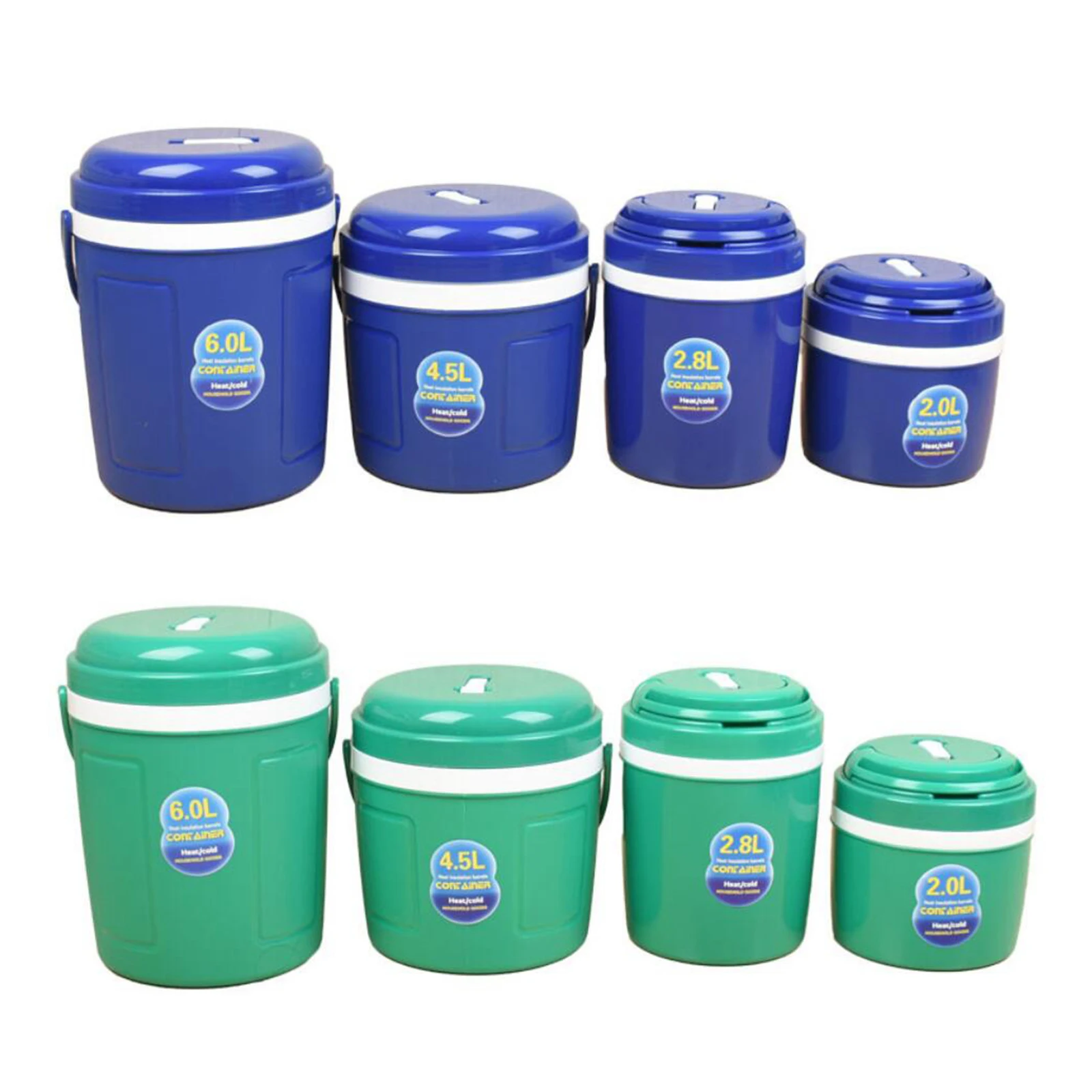 Double Wall Ice Bucket Car Insulated Bucket Ice Cube Cooler Beverage Cooler