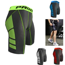 Hot Compression Shorts Men Gym Shorts Compression Underwear Crossfit Shorts Running Short Sport  Training Quick-Drying Bottoms