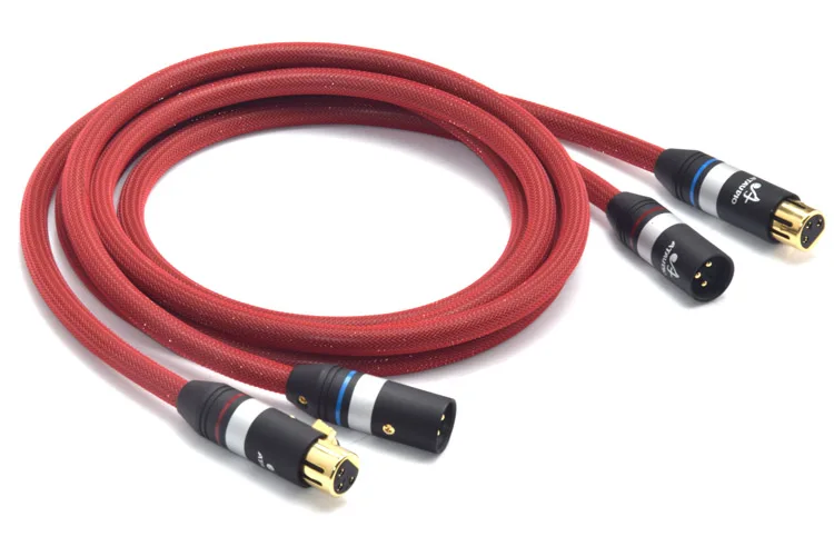 

Бесплатная доставка Hifi 2 XLR кабель 6N OFC VDH 2-гнездовой на 2-штырьковый XLR стерео аудио кабель