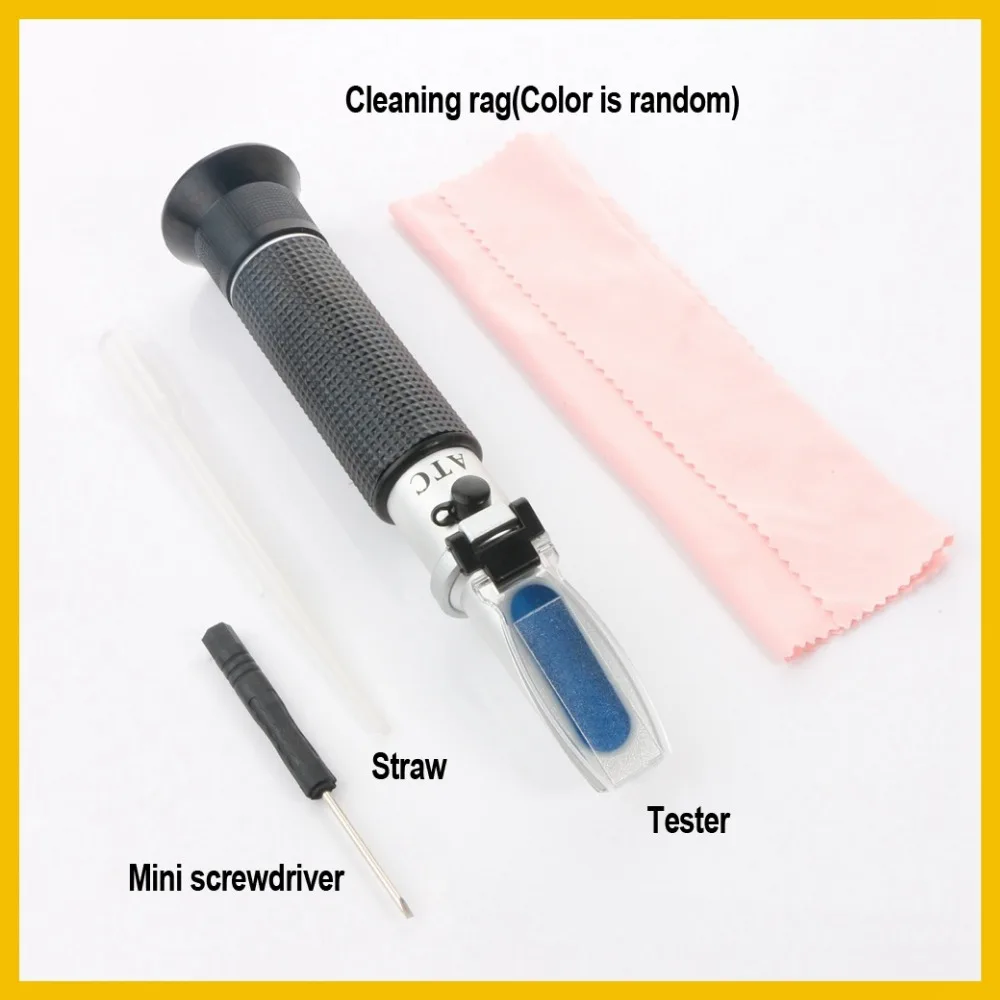 RZ Refractometer Clinical Medical House Pet Dog Cat Protein Serum Plasma Hemoglobin Tester Urine Specific Gravity RZ126 ATC