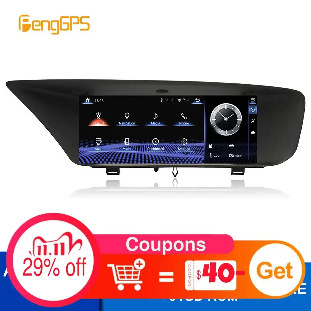 

2 Din Stereo Android 13 for Lexus GS 2012-2016 GPS Navigation DVD Player Radio 8Core Multimedia 4G+64G AM/FM USB WIFI Headunit