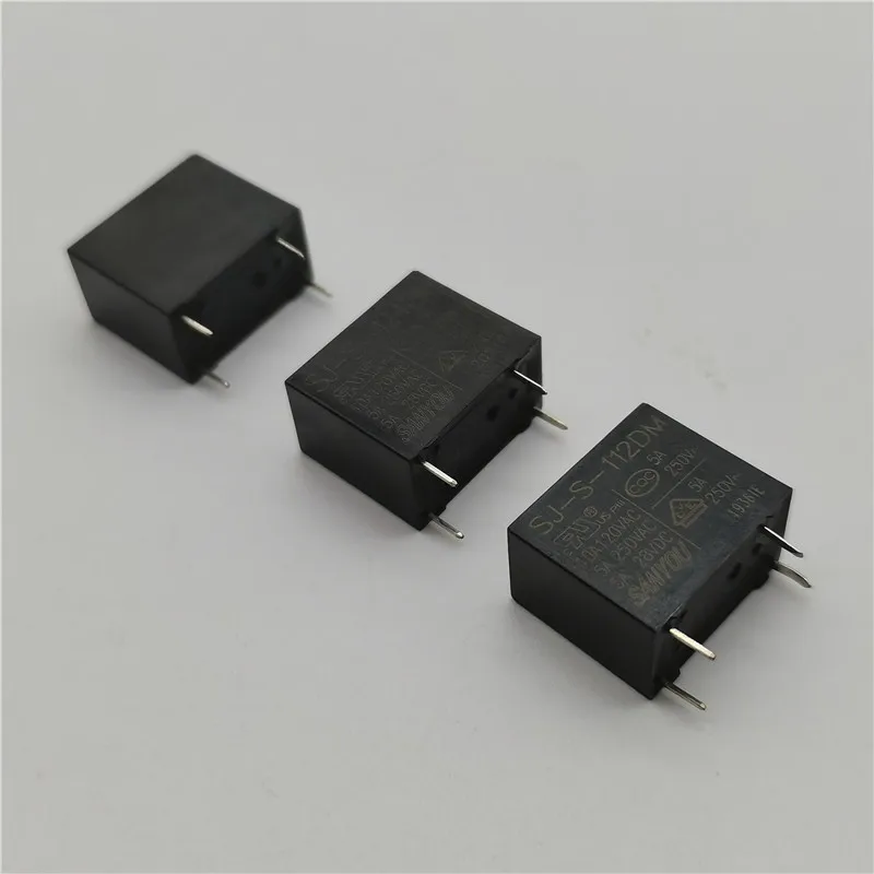 5pcs Industrial electronic circuit board DIY Sj-s-105 112 124dm 4-pin 5a250vac normally open electromagnetic relay 5 / 12 / 24 V