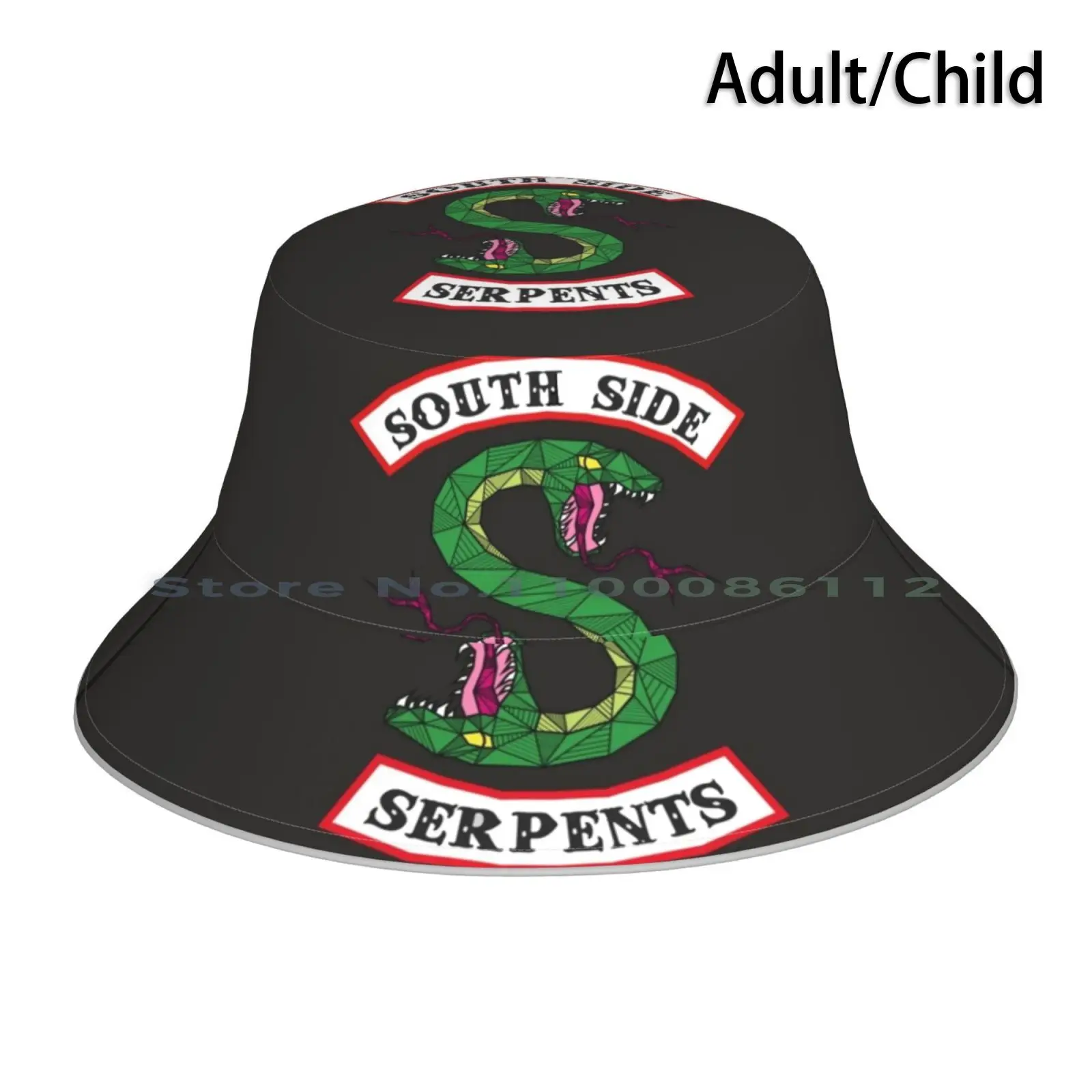 Riverdale South Side Serpents Bucket Hat Sun Cap South Side Serpents Cole Sprouse Jughead Jones Cooper Veronica Lodge Archie