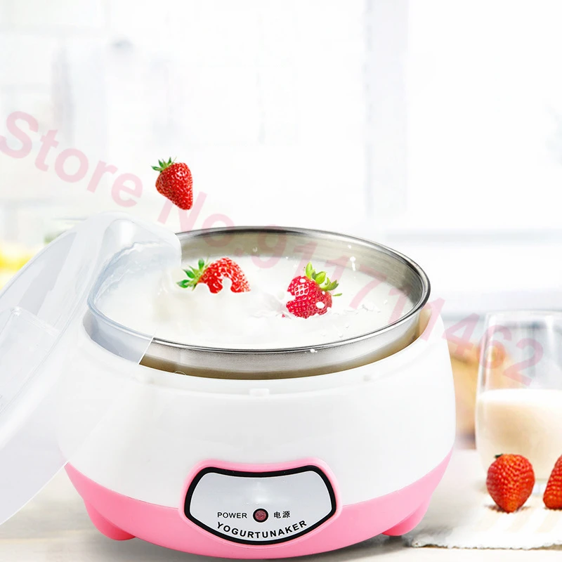 Automatic Small Yoghurt Maker Machine Rice Wine Natto Cuisine Container Kitchen Tools Stainless Steel Inner