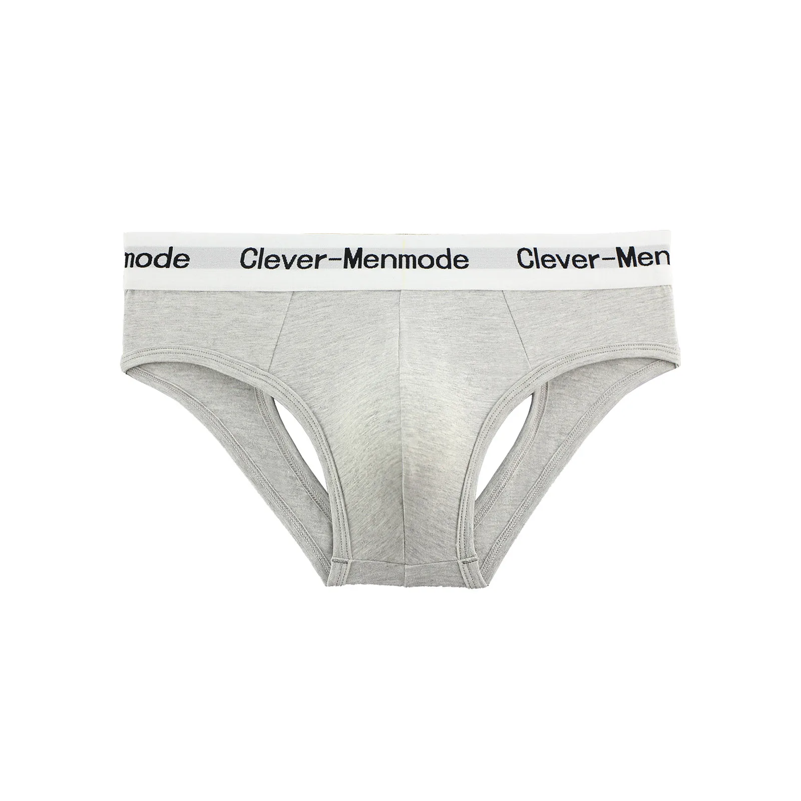 CLEVER-MENMODE Cotton Sexy Underwear Men Briefs Open Butt Underpants Backless Lingerie Penis Pouch Buttocks Panties Jockstrap