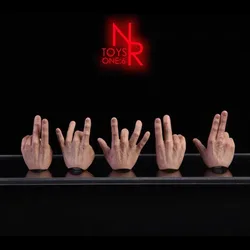 NRTOYS NR14 1/6 Male Finger Hands Gesture Model Toy Fit 12'' Action Figure Body Dolls
