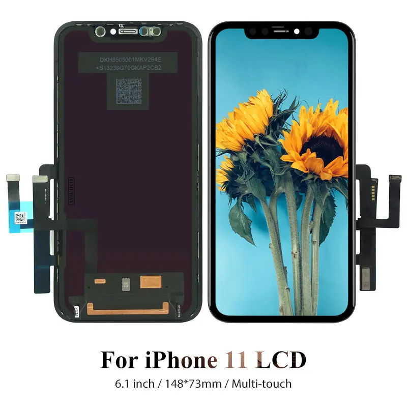 100% OEM LCD For iPhone 11/Pro/ Pro Max Display With Truetone Digitizer 3D Touch Screen Replacement For iPhone 11 iPhone X LCD