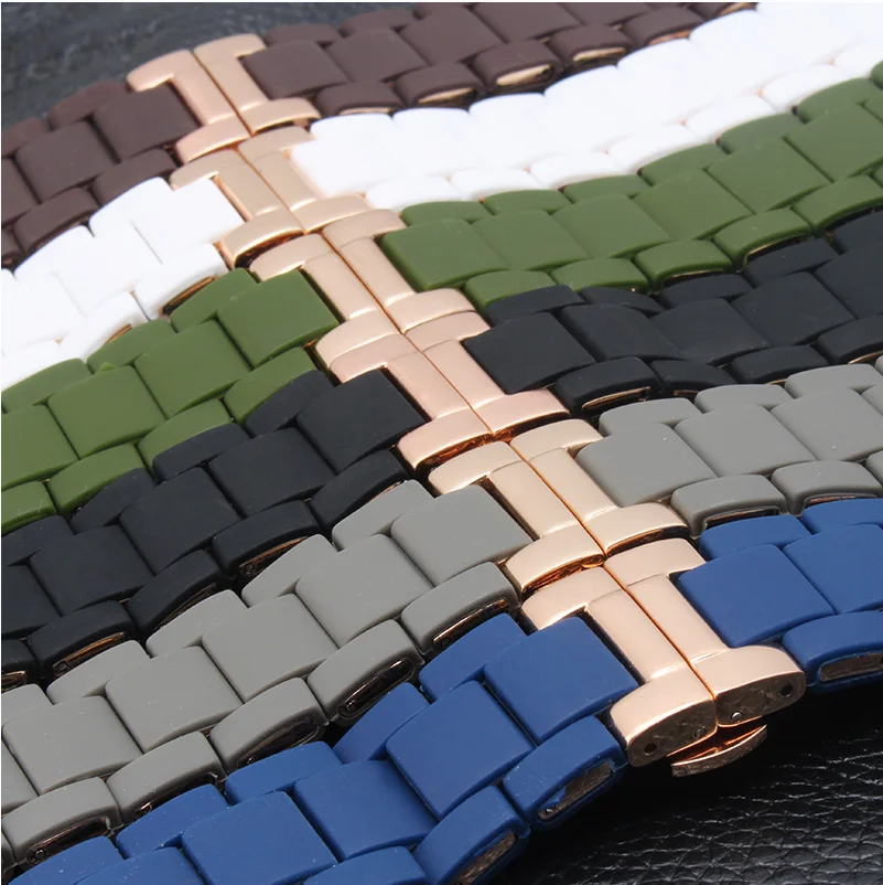 BRETA سيليكون المطاط حزام حزام أماني ل AR5920 AR5906 AR5905 AR5858 5943 | 5941 | 5867 | 5981 20 23 مللي متر مربط الساعة