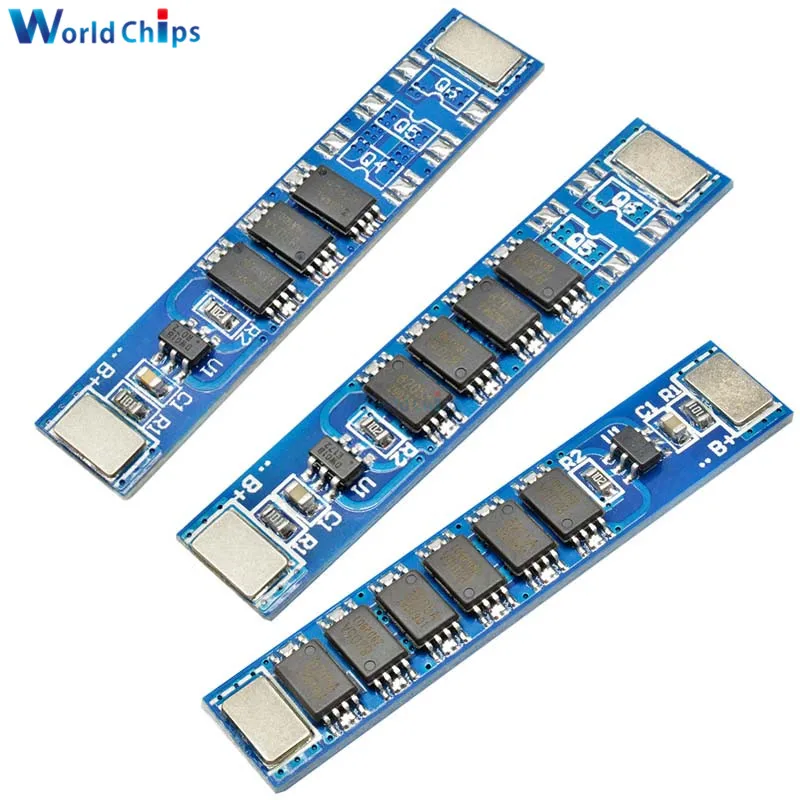 BMS 1S 5A 10A 15A 3MOS 4MOS 6MOS 3.7V 18650 Lithium Battery Charge Protection Board PCB PCM for 18650 Battery Pack Charging