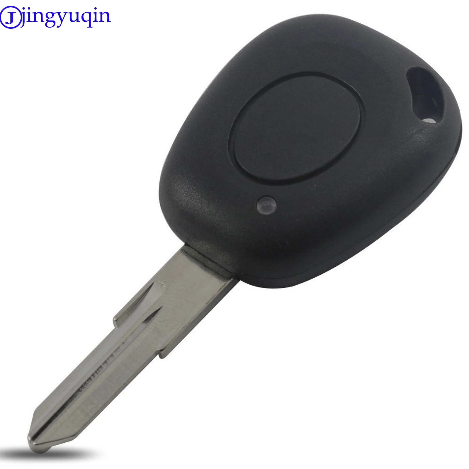 

jingyuqin 10pieces/lot 1 Button Key Fob Remote Shell Case Uncut Styling For Renault Megane Scenic Laguna Espace Clio Cover