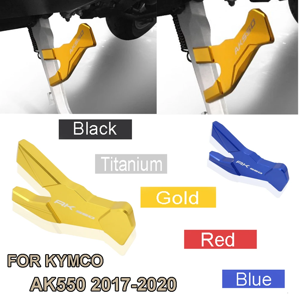 

2022 2021 2020 2019 2018 2017 For KYMCO AK550 AK 550 Motorcycle Accessories CNC Kickstand Side Column Auxiliary Seat