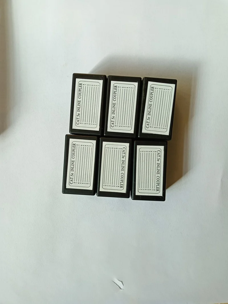 RJ45 CAT5e Inline คู่ CAT5E เครือข่าย Ethernet เชื่อมต่อหญิงอะแดปเตอร์ใหม่ CAT.5E มาตรฐาน Ethernet Adapter