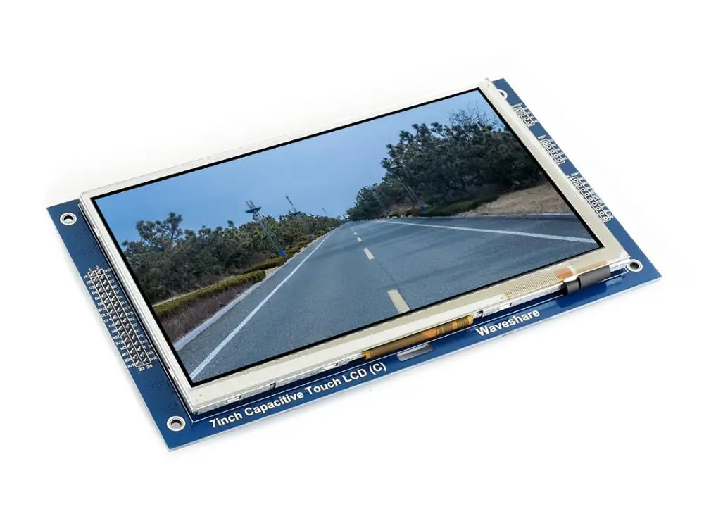 7inch Capacitive Touch LCD (C) Display 800*480 Multicolor Graphic LCD TFT, I2C Touch Panel Interface, RA8875, GT911