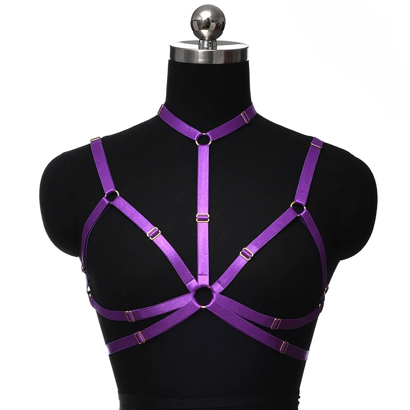 

Hollow Out Adjustable Cage Bra Strap Body Harness Sexy Lingerie Women Bandage Harness Bralette Fashion Elastic Belt
