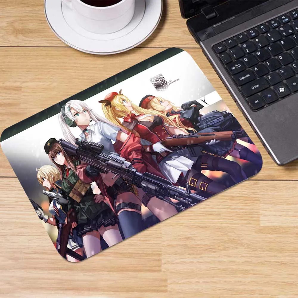 Anime Girl Frontline Mouse Pad Game Office Non-Slip Various Animation Pictures Computer Notebook Small Rubber Gaming Mouse Pad