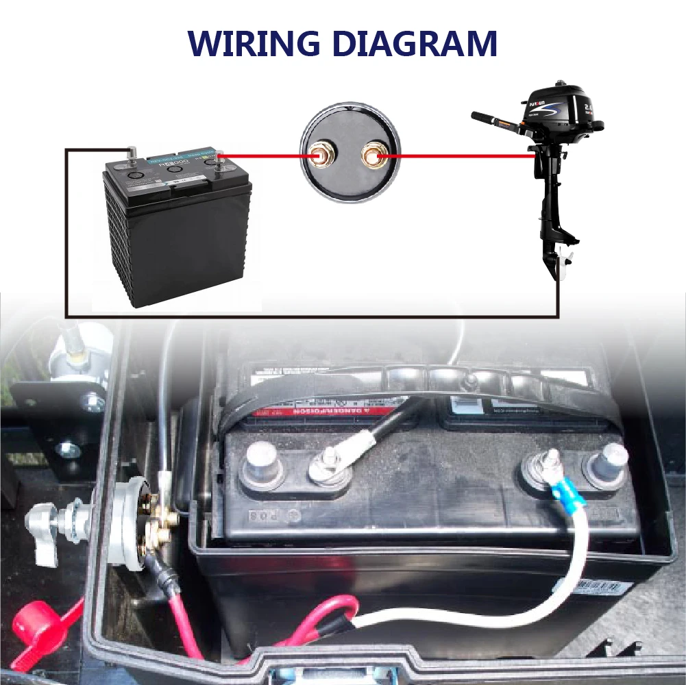 Master Batterij Disconnect Switch 2 Post Kill Cut Off Isolator Switch Hoge Stroom Korte Huidige Auto Voor Rv Truck Rv vrachtwagen Boot