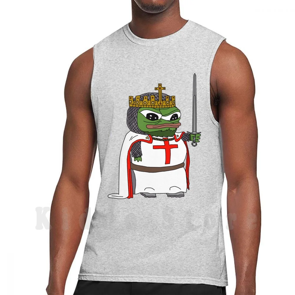 Apu Lionheart Apujasta The Frog Meme Vult England Flag King Free Hd High Quality Tank Tops Vest 100% Cotton Apu Apujasta