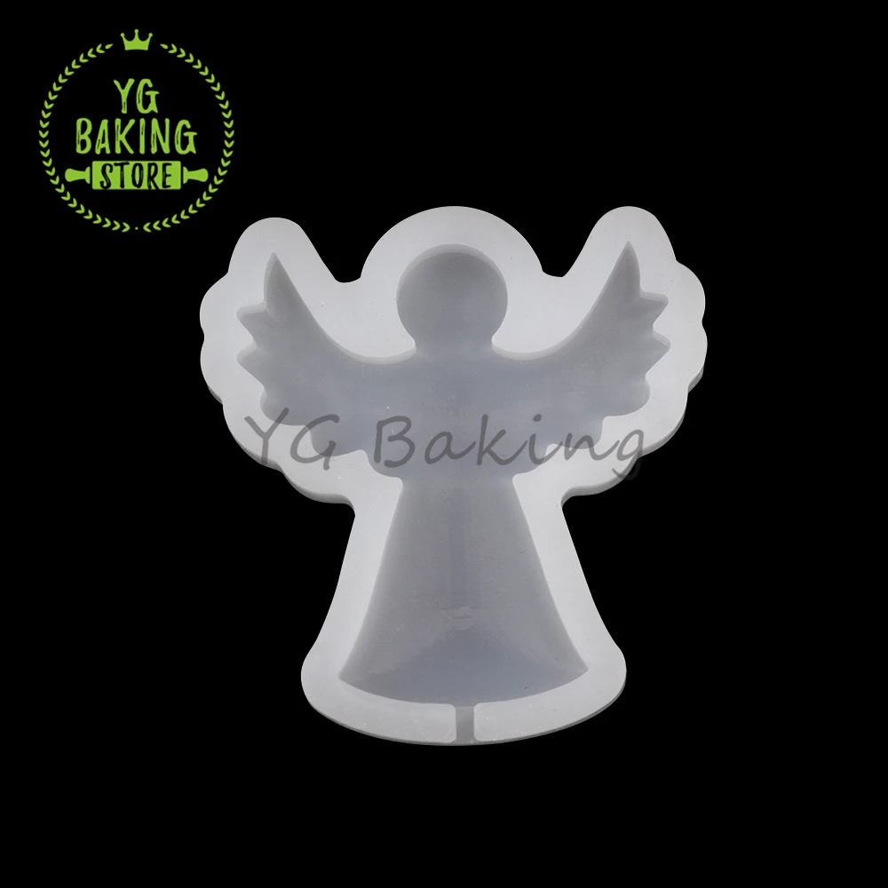 New Arrival Angel Design Epoxy Resin Silicone Mold Chocolate Lollipop Cake Mould Cake Decorating Tool Kitchen Accessories