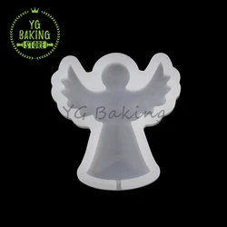 New Arrival Angel Design Epoxy Resin Silicone Mold Chocolate Lollipop Cake Mould Cake Decorating Tool Kitchen Accessories