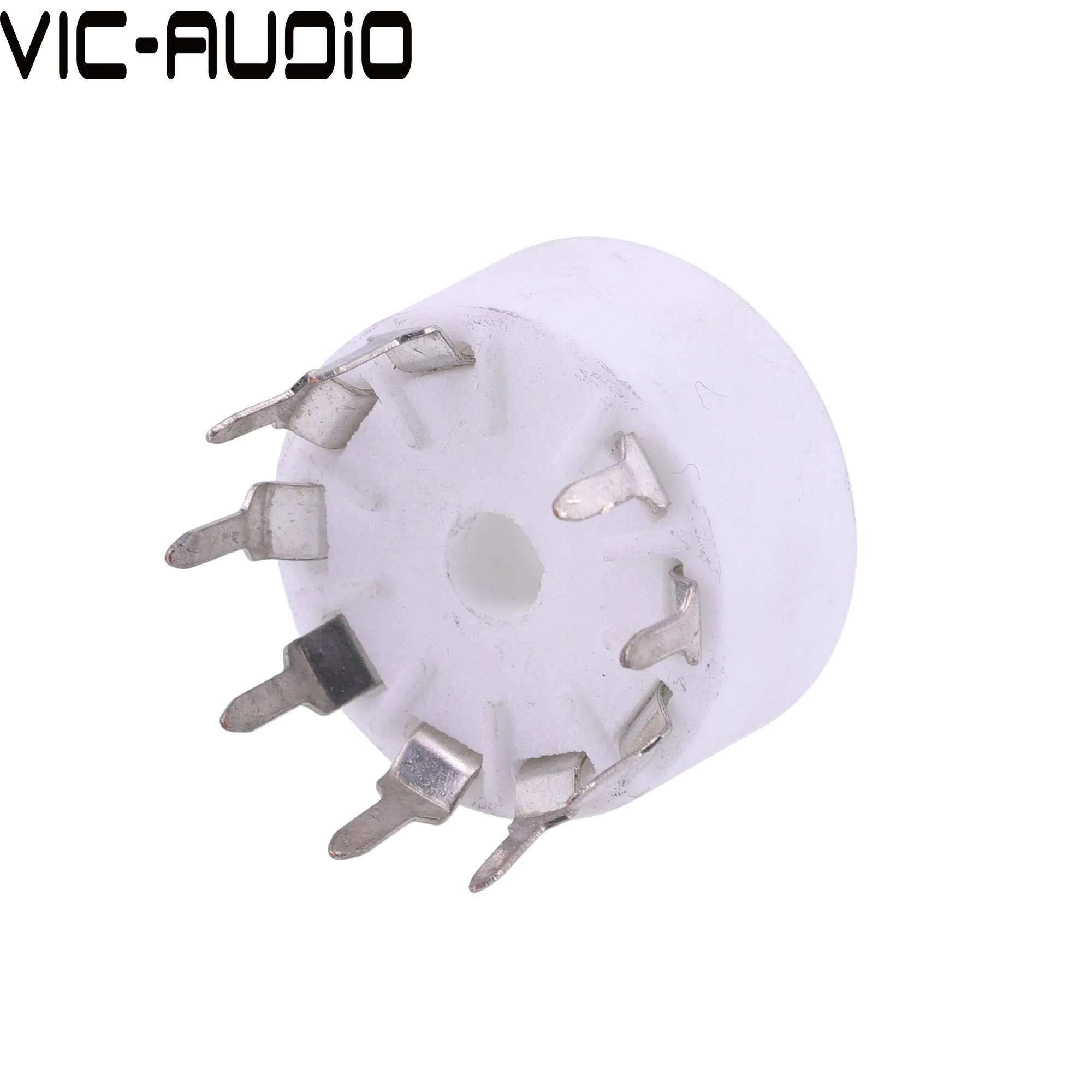 Ceramic B9A 9pin Valve Tube Socket GZC9-A For ECC82 ECC83 6DJ8 5670 6922 E88CC 12AX7 12AU7 Vacuum Tube Vintage Amp PCB Mount