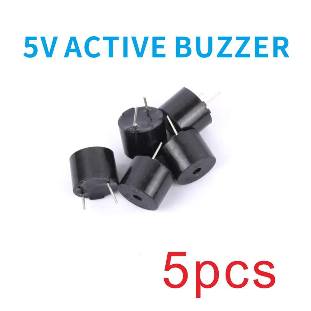 5pcs 5v Active Buzzer Magnetic Long Continous Beep Tone Alarm Ringer  Piezo Buzzers Fit For F4 F7 Flight Controller