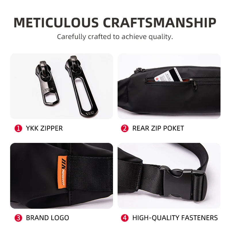 Heroic Knight-riñonera dorada para hombre, bolso de hombro deportivo para correr, almohada, ciclismo, viaje, adolescentes