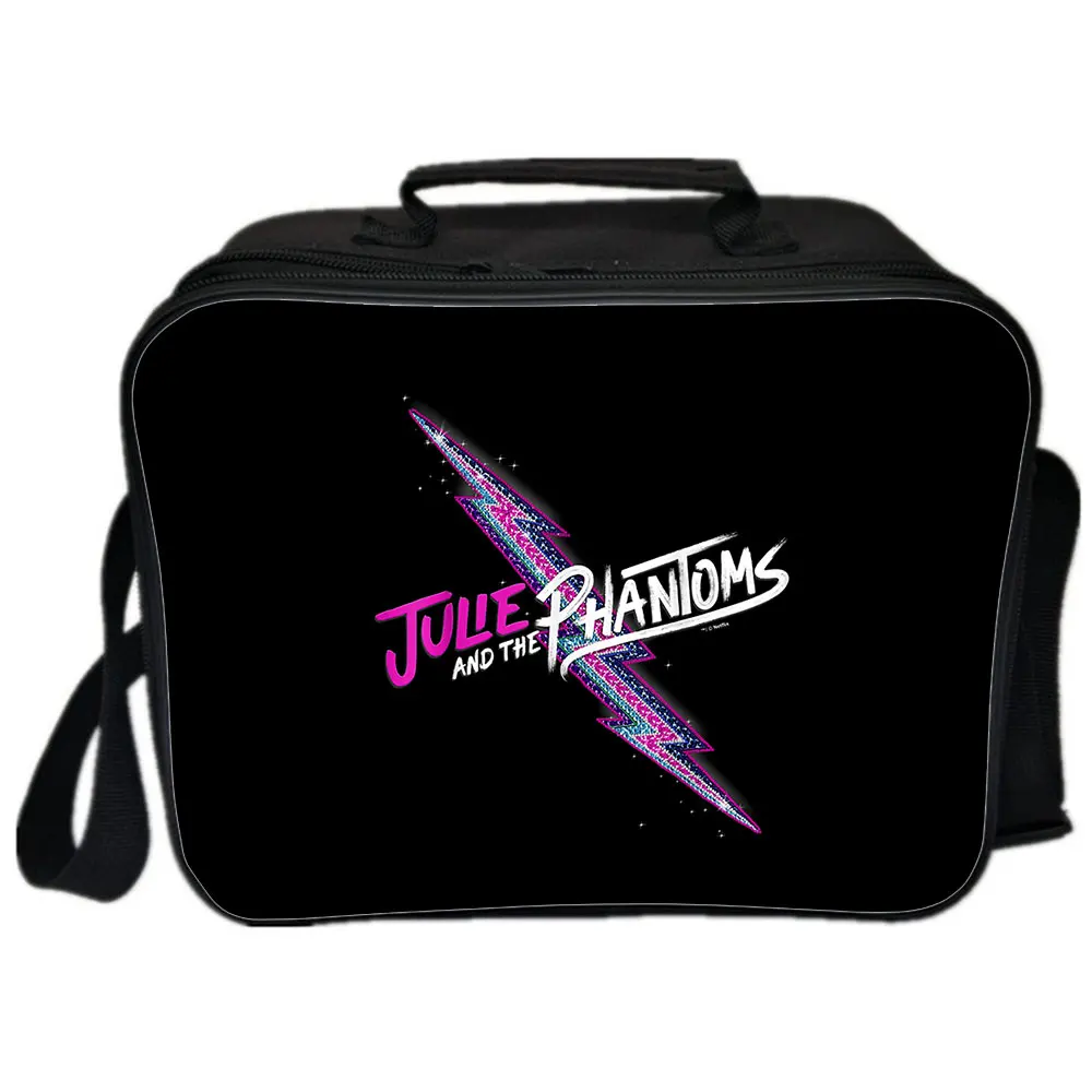 Julie And The Phantoms Lunchbox Bag Kids School Small Lunchbox Cute Cartoon Handbag Lunch Bags Teenagers Picnic Food Bags