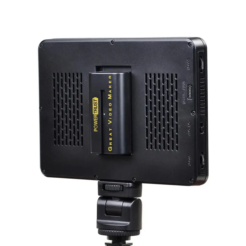 PowerTrust 2800mAh NP-F550 NP-F570 Battery for Yongnuo Viltrox  LED Video Light YN300Air II YN300 III YN600 Air L132T L116T