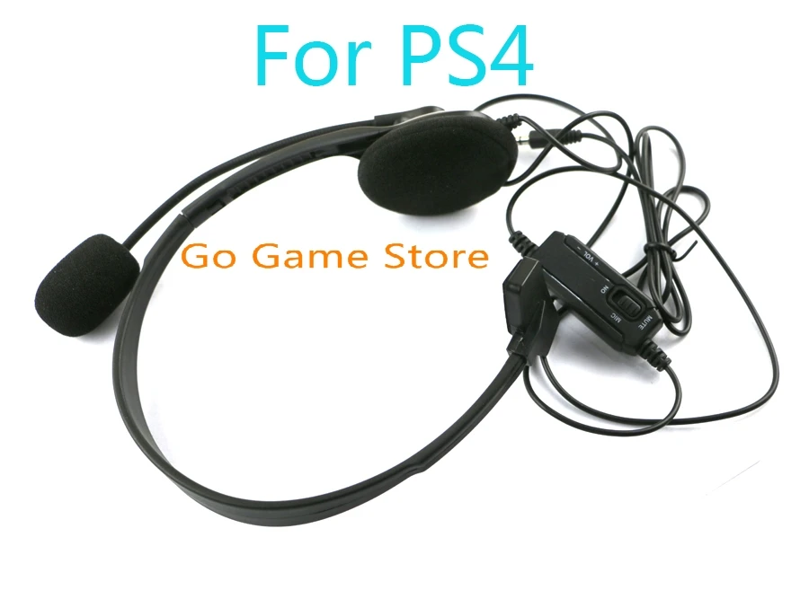 

5pcs For PS4 Arrival Earphone Wired Gaming Headset and volume Control Headset